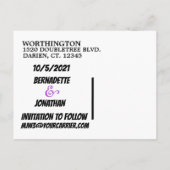 SPAAR DEZE DATUM Ansichtkaart Briefkaart (Achterkant)