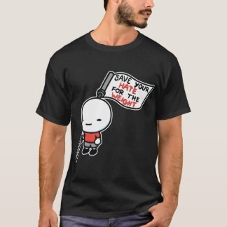 Spaar je haat voor het gewicht funny vintage t-shirt