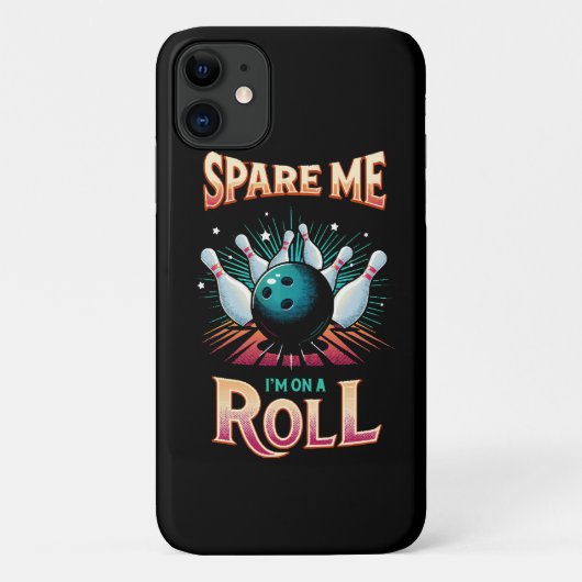 Spaar Me Ik zit op een rol - Bowling Case-Mate iPhone Case (Achterkant)