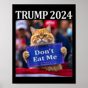 Spaar Mij Katten Voor Trump 2024 Poster
