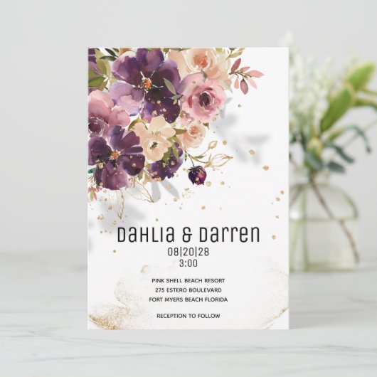 Spaargeweld en uitnodiging tot huwelijk (Staand voorkant)