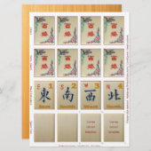 Spaarkaarten (10) - okers kaart (Voorkant / Achterkant)