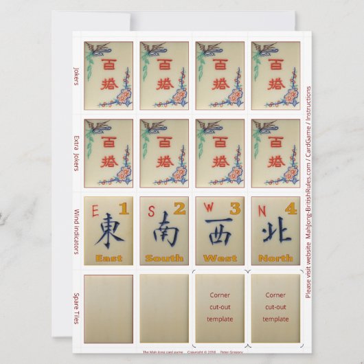 Spaarkaarten (10) - okers kaart (Voorkant)