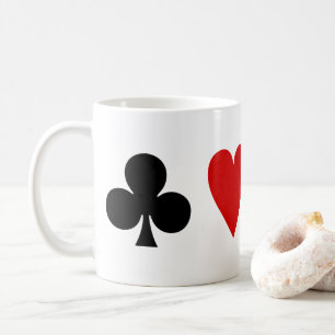 Spaarkaarten Diamond Club Heart Spade Koffiemok