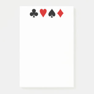 Spaarkaarten Diamond Club Heart Spade Post-it® Notes
