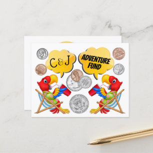 Spaarpot Briefkaart