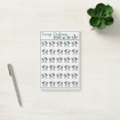 Spaaruitdaging 500 dollar doel, besparingsuitdagin post-it® notes (Kantoor)