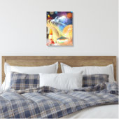 Space Above and Beyond (versie 3) Canvas Afdruk (Insitu (Slaapkamer))
