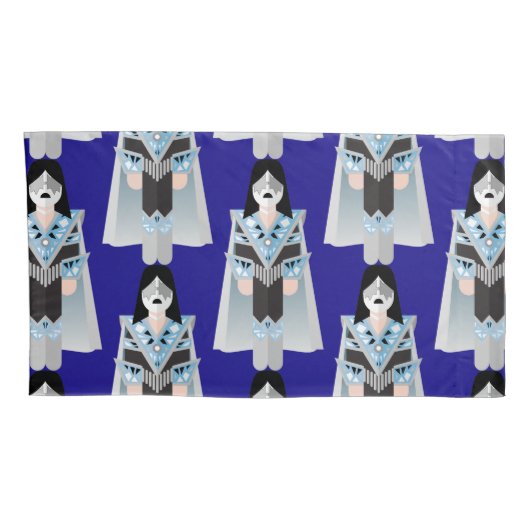 Space Ace – 70s Rock Icon Pillowcase Kussensloop (Achterkant-Rechts)