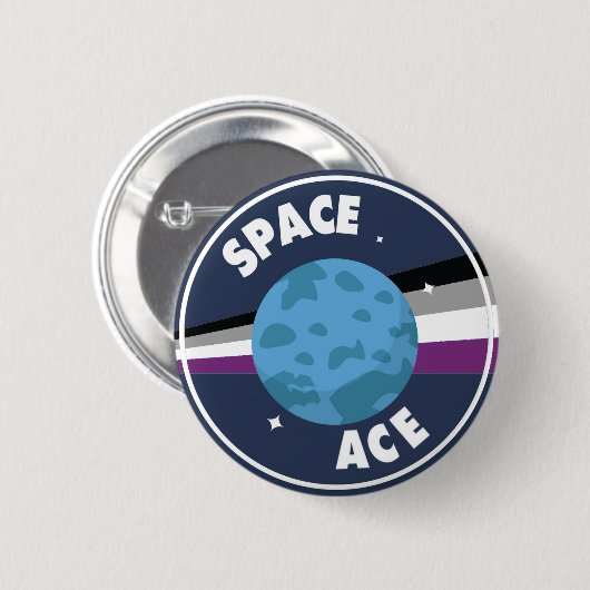 Space Ace Button (Voorkant /achterkant)