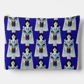 Space Ace – Patterned Zipper Accessory Pouch Etui (Voorkant)