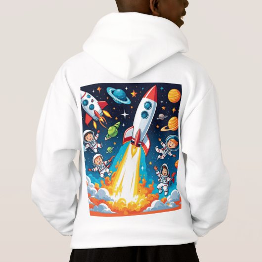 Space Adventure Blast-off T-shirt (Achterkant)