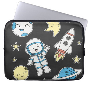 Space Adventure Cartoon – Laptophoes Laptop Sleeve