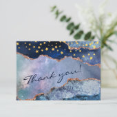 Space Adventure dans la Galaxie - Carte de remerci (Debout devant)