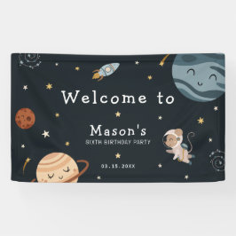 Space Adventure Playful Kids Birthday Party Spandoek