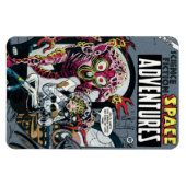 Space Adventures #12 Grappige 50s Retro Sci-Fi Str Magneet (Horizontaal)