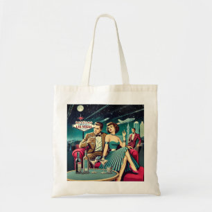 Space Age Las Vegas Martini Feest Tote Bag