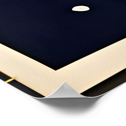 Space Age Retro 50s Rocket Ship Poster (Hoek)