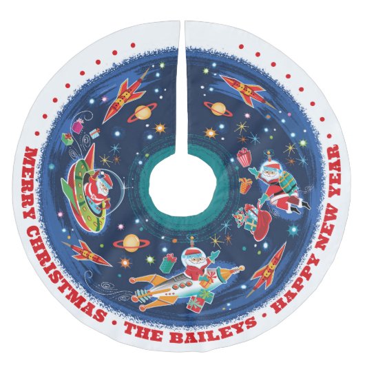 Space Age Santa  - Kerstboom Rok (Voorkant)