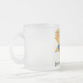 Space Alien 4e verjaardag T-shirts en geschenken Matglas Koffiemok (Links)