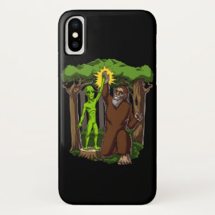 Space Alien Bigfoot Mystery Conspiracy Theory iPhone X Hoesje