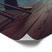 "Space Alien Dancing", "Old West Saloon", Cowgirl Poster (Hoek)