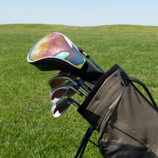 Space Alien Golfheadcover (Insitu)