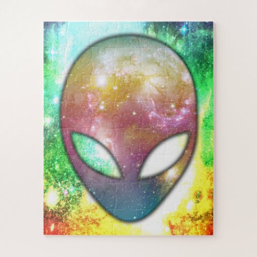 Space Alien Legpuzzel (Verticaal)