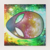 Space Alien Legpuzzel (Horizontaal)