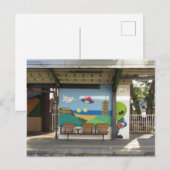 Space Alien of Hakui Station: Ishikawa, Japan Briefkaart (Voorkant / Achterkant)