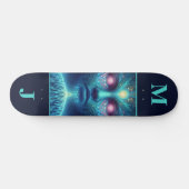 Space Alien Personalized Skateboard (Horizontaal)