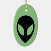 Space Alien Sci Fi Buitenaardse UFO Keramisch Ornament (Rechts)