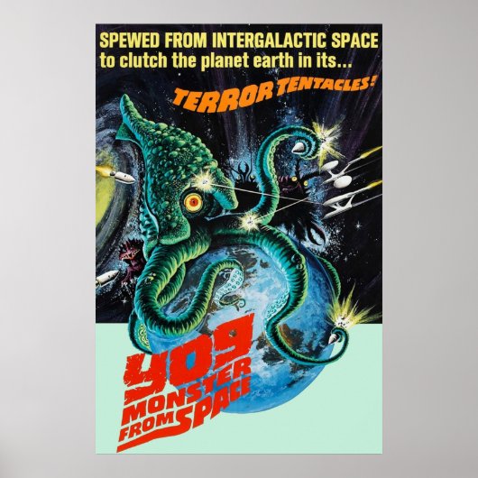 Space Aomba Poster (Voorkant)