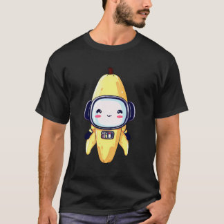 Space Astronaut Banana Robot T-shirt