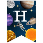 Space Astronaut First Birthday Party Vlaggetjes (Tweede vlag)