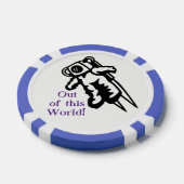 Space Astronaut Golf School Golf Ball Marker Poker Chips (Enkel)