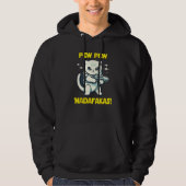 Space Astronaut Pew Madafakas Scottish Fold Cat Hoodie (Voorkant)