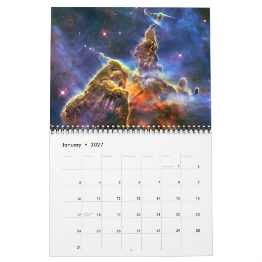 Space Astronomy Calendar 2015 NASA Kalender (Jan 2027)