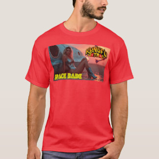 SPACE BABE retro T-shirt
