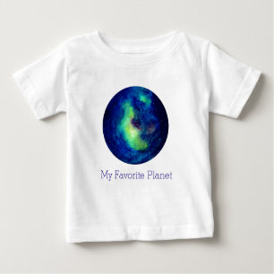 Space Baby Fine Jersey T-shirt, wit