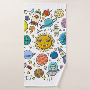 Space Background. Planets of the solar system. Roc