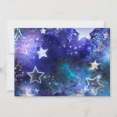 Space Background with Stars Kaart (Voorkant)