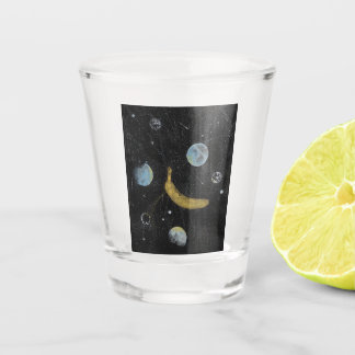 Space Banana Shot Glass Glas