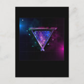 Space Biljart Speler Pool 8 Bal Briefkaart (Voorkant)