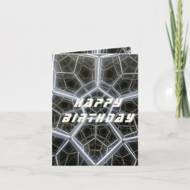 Space Birthday Kaart