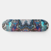 Space blue pouring persoonlijk skateboard (Horz)