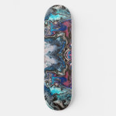Space blue pouring persoonlijk skateboard (Recto)