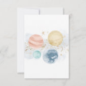 Space Boys Anniversaire Plat Carte de remerciement (Dos)