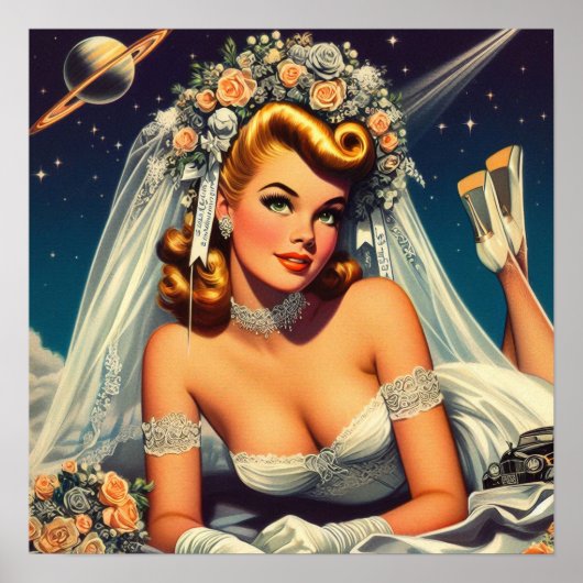  Space Bride Poster (Voorkant)