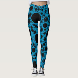 Space Bubble Spots - Hemelblauw Leggings